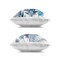 Stupell Industries Layered Palm Fronds in Blue 2 Piece Decorative Printed Throw Pillow Set, design by Jacob Q, 18 x 7 x 18